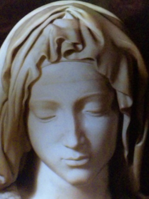 ミケランジェロ作 サンピエトロ大聖堂 ピエタ壁装飾彫像 聖母マリアとイエス壁彫刻 キリスト教芸術(輸入品 大阪超高品質 家具、インテリア 